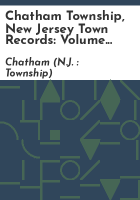 Chatham_Township__New_Jersey_town_records